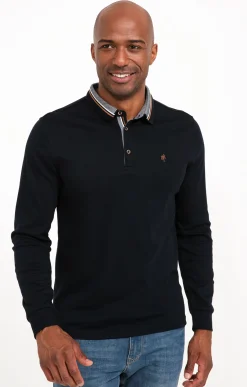 Polo manches longues Interlock -