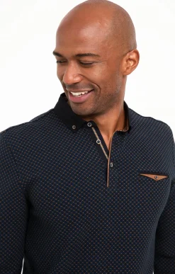 Polo manches longues Mini Print -