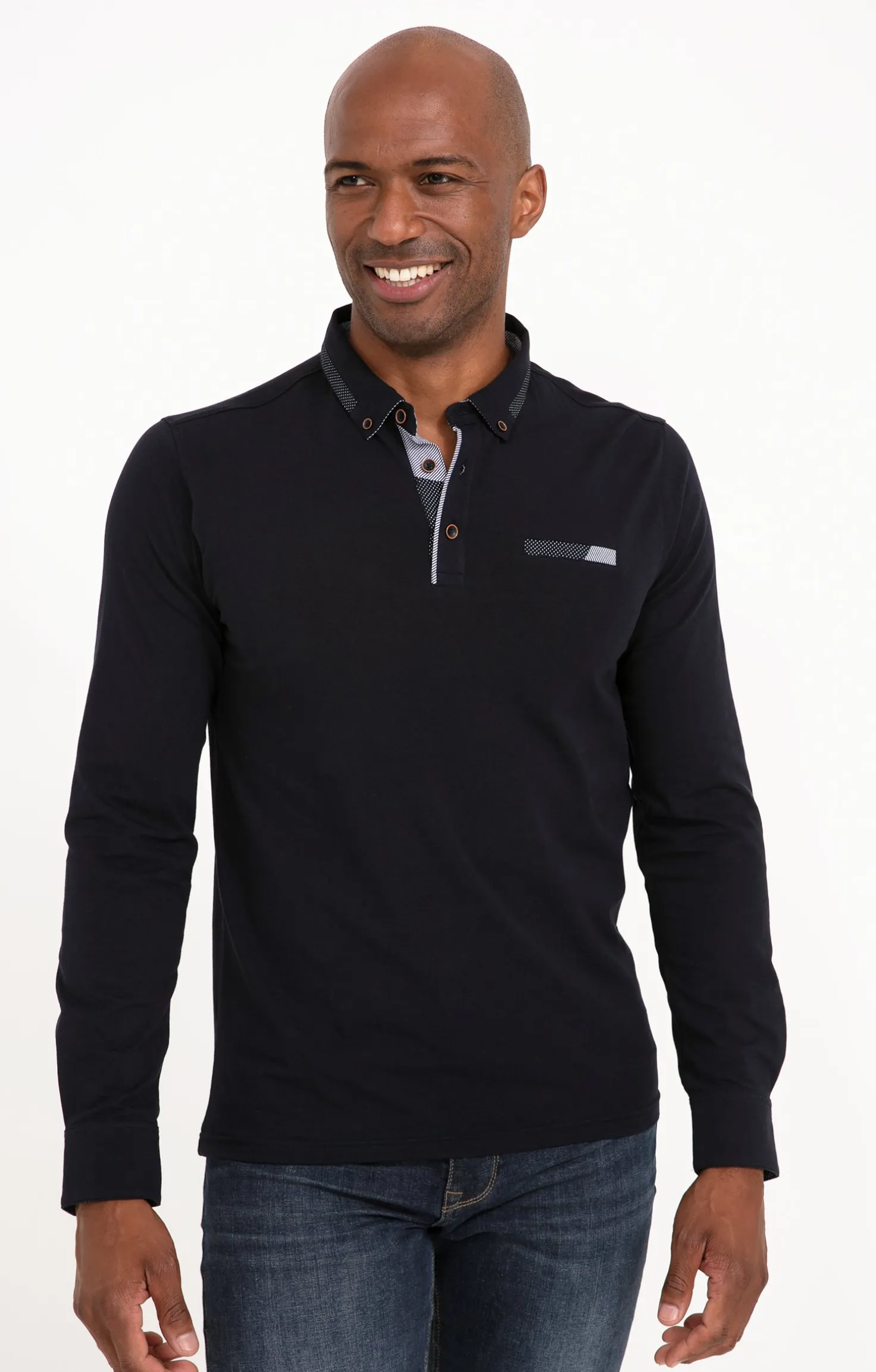 Polo manches longues New Dot -