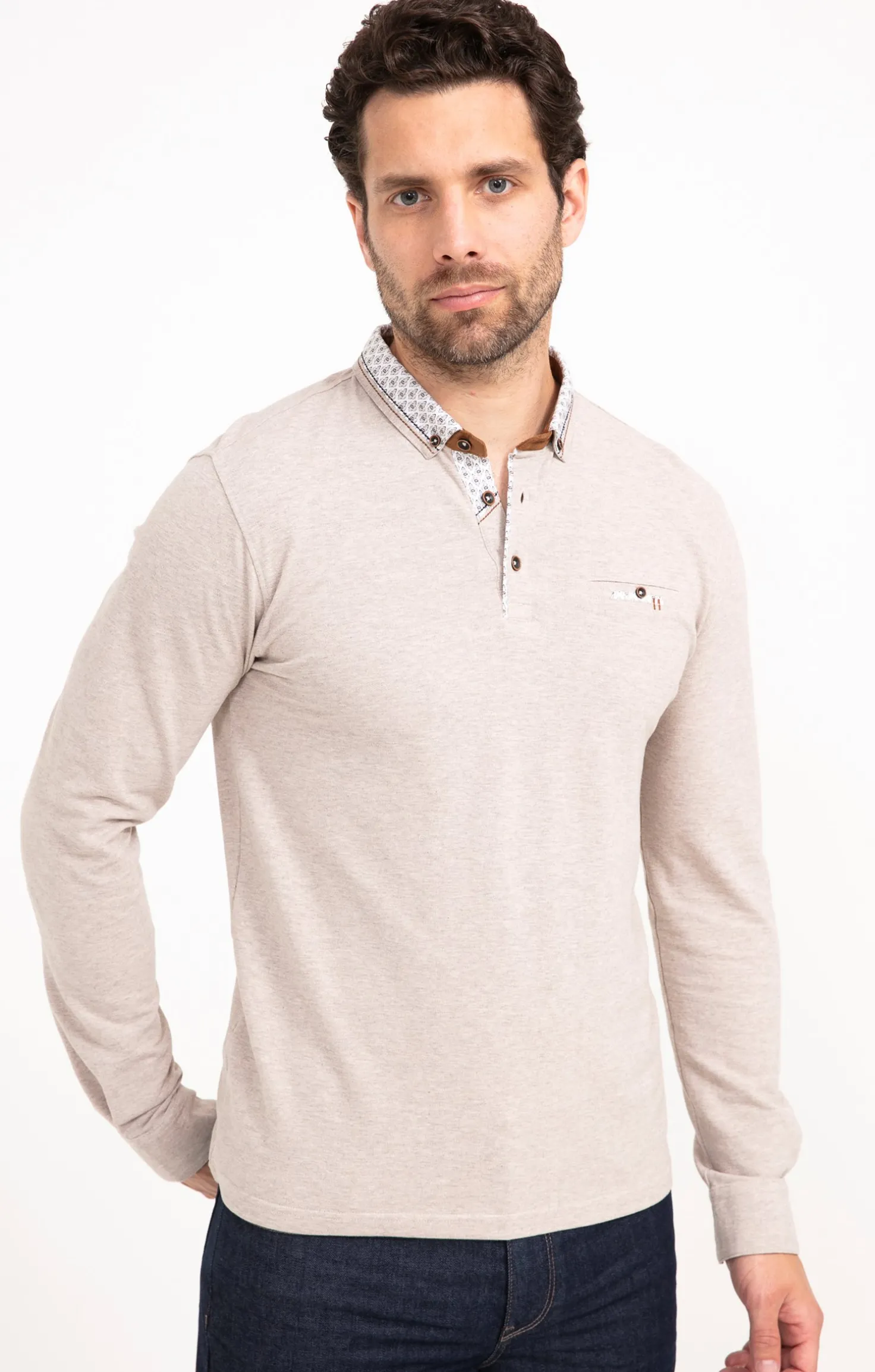 Polo manches longues PK Barca -