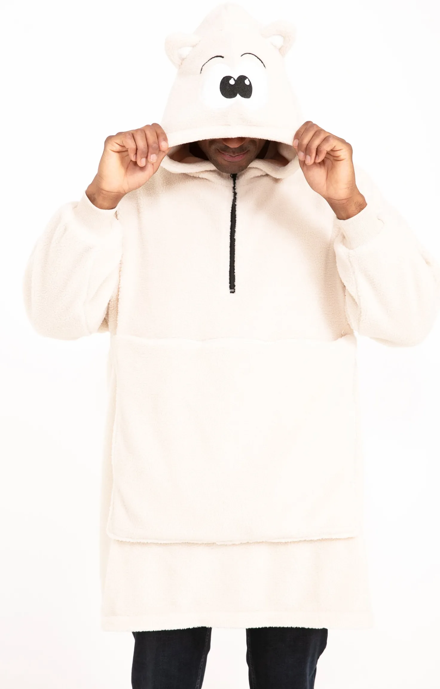 Poncho chaud -