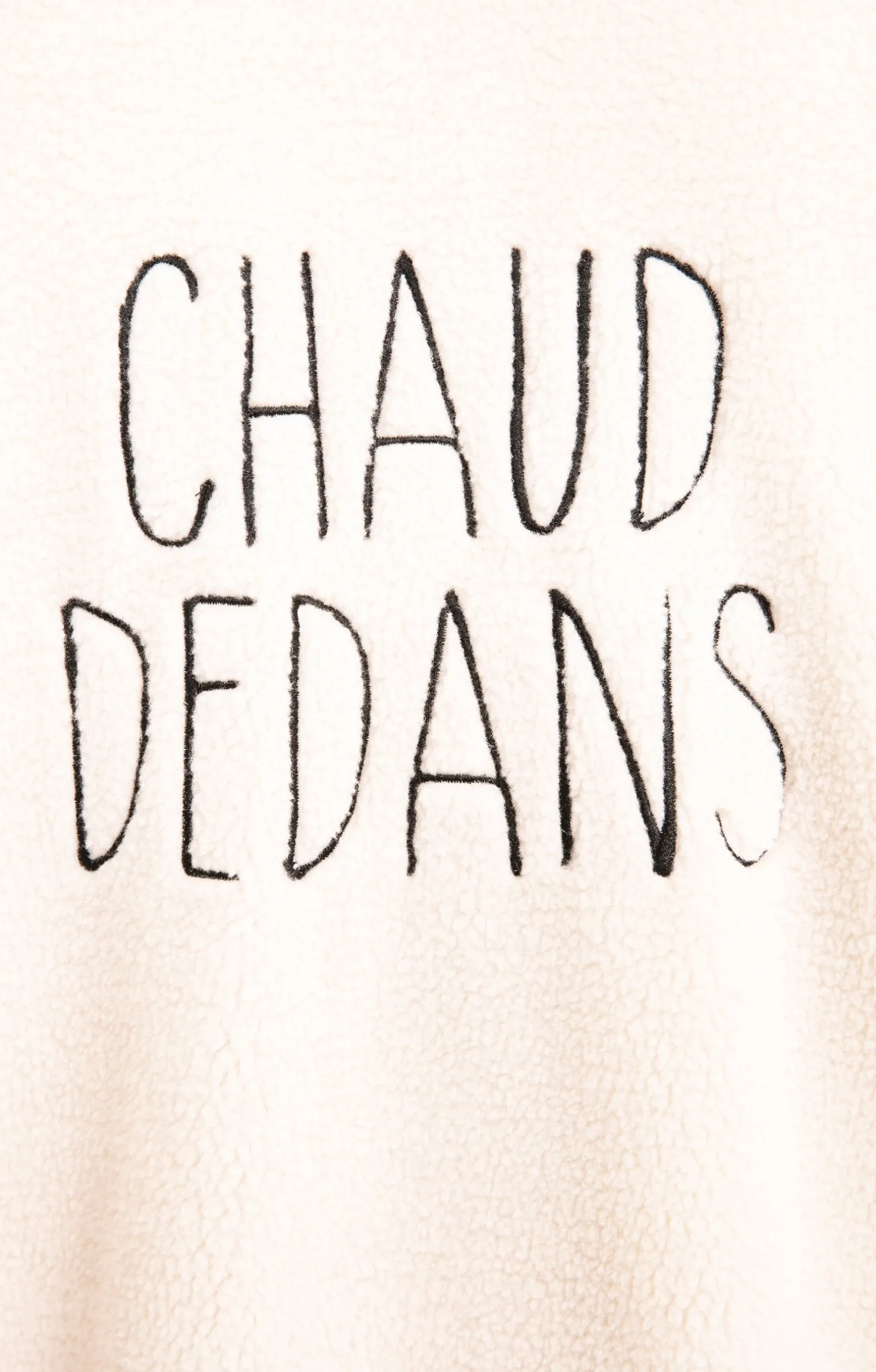 Poncho chaud -