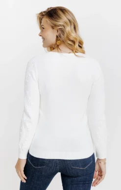 Pull avec torsades -