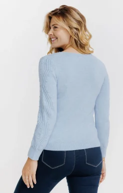 Pull avec torsades -
