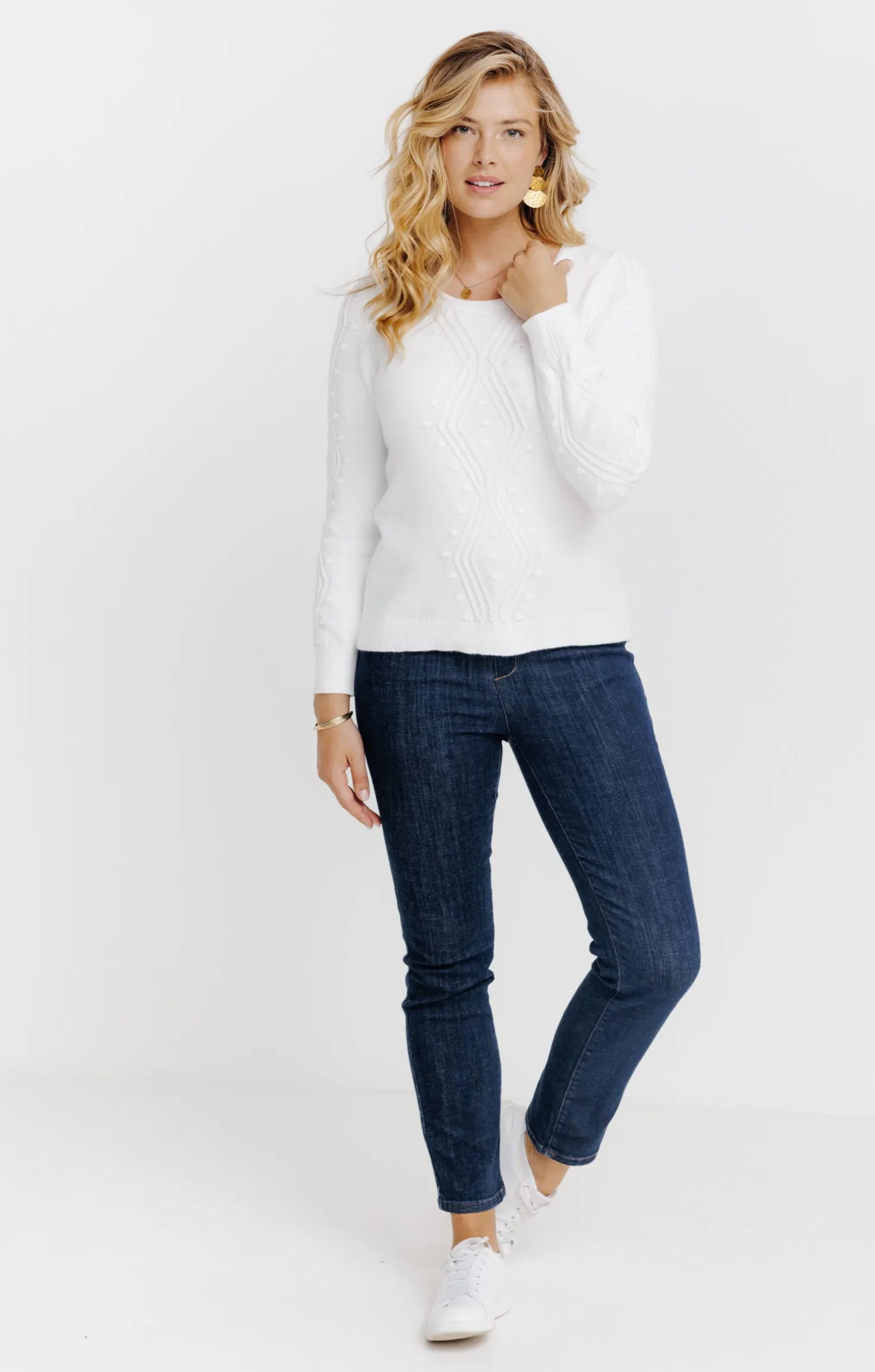 Pull avec torsades -