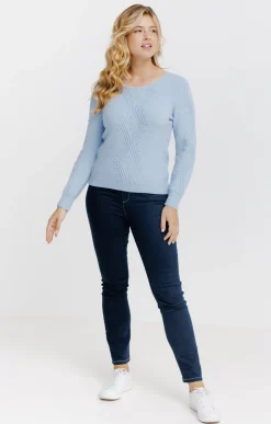 Pull avec torsades -