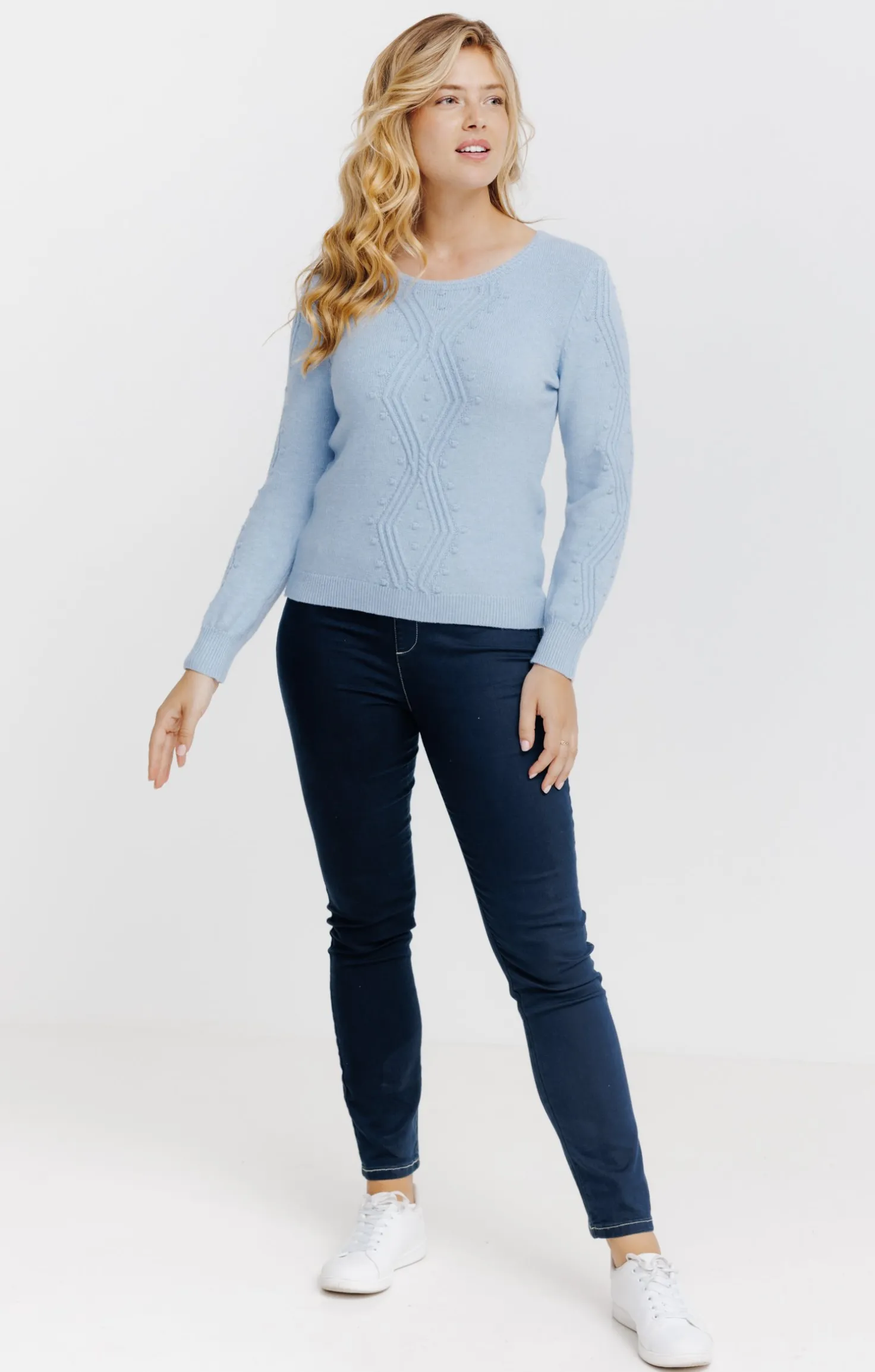 Pull avec torsades -