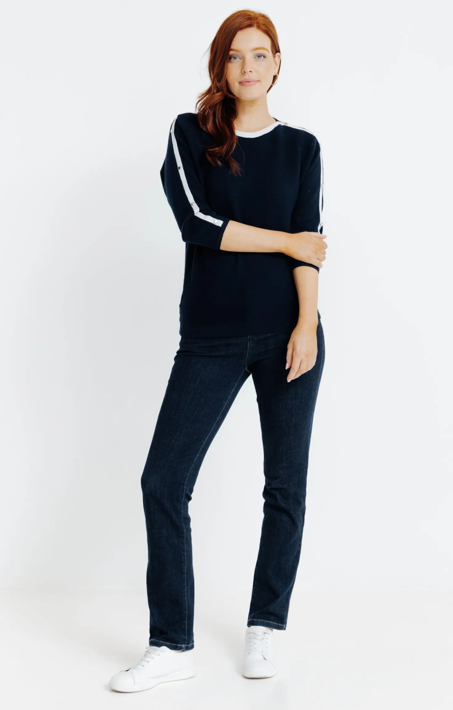 Pull bicolore -