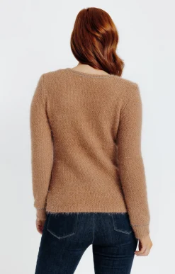 Pull broderie chat -