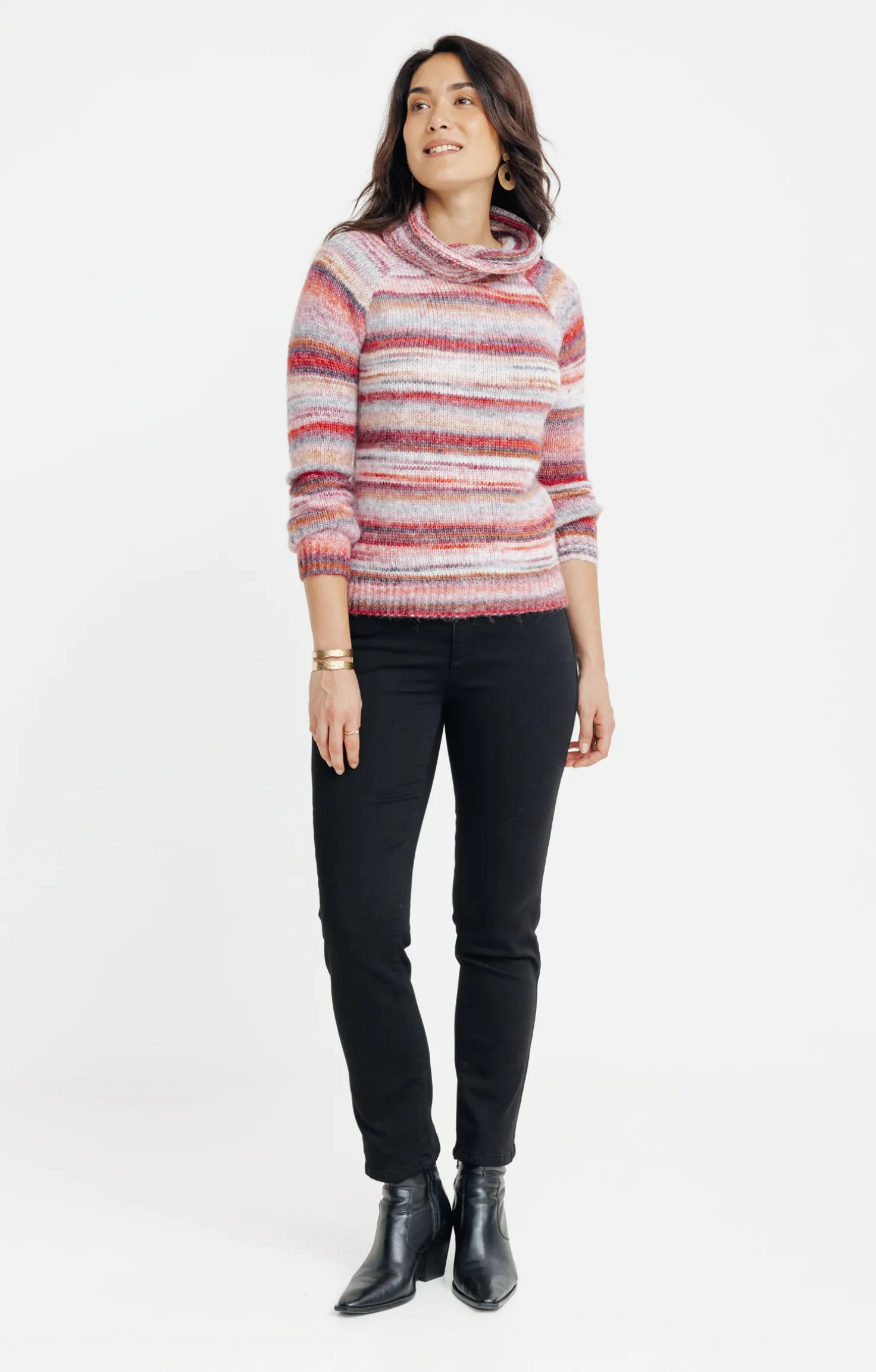 PULL COL BOULE -