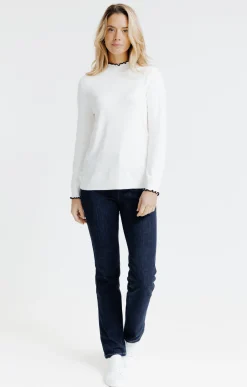 Pull col froufrou -