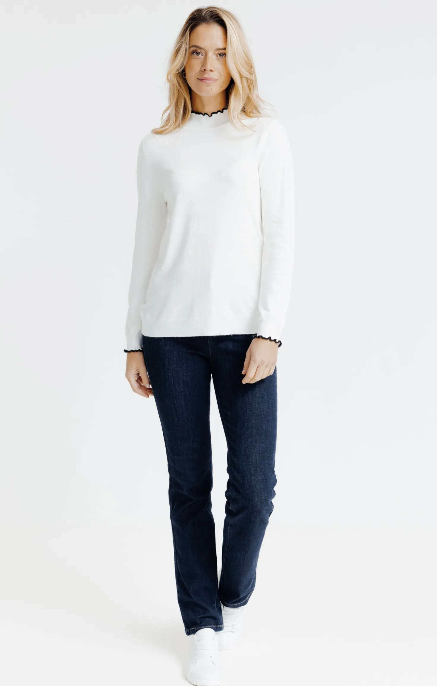 Pull col froufrou -
