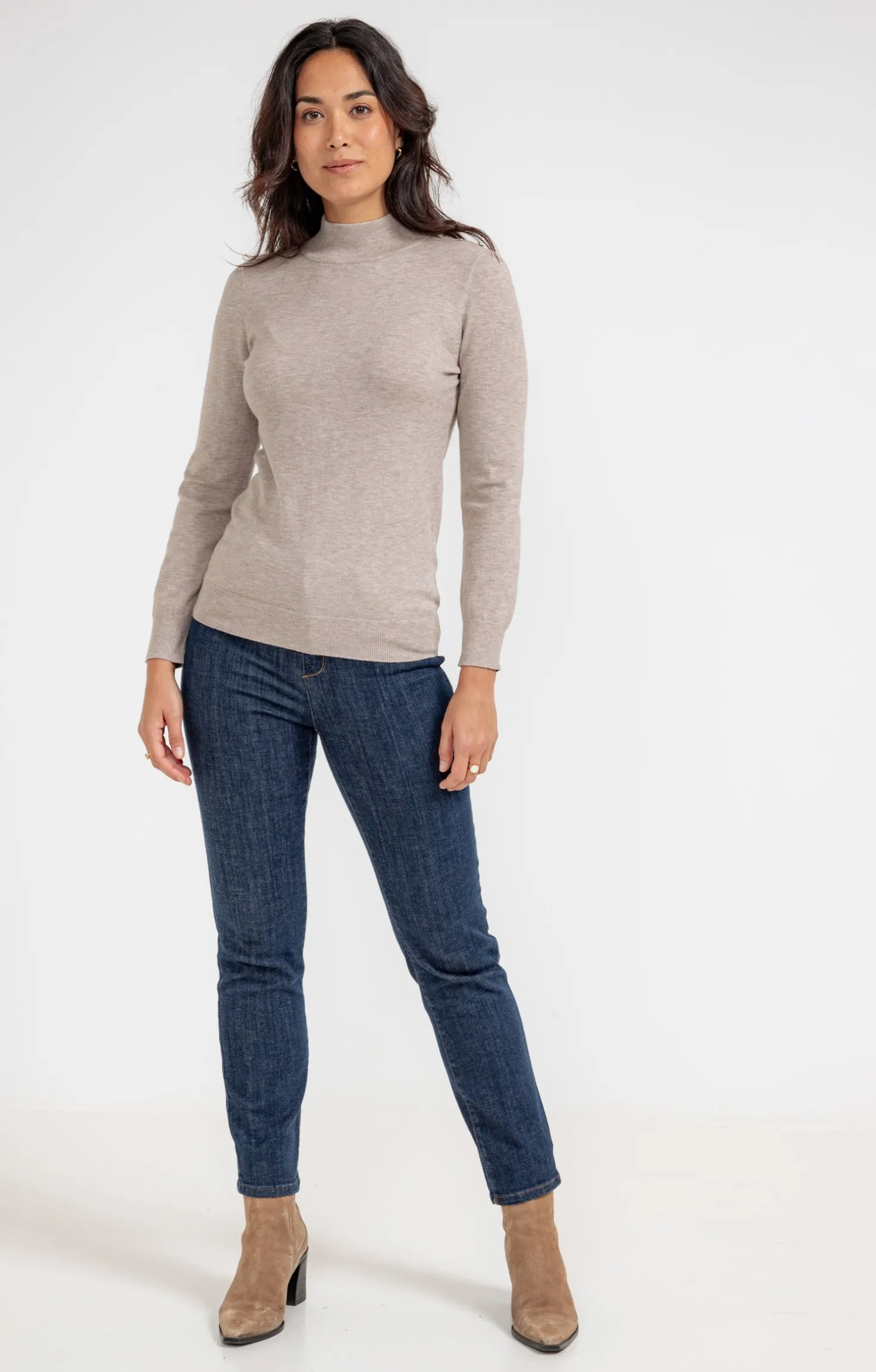 Pull col montant -