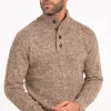 Pull col montant boutonné -
