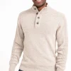 Pull col montant boutonné -