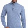 Pull col montant boutonné -