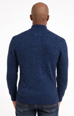Pull col montant boutonné -