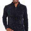 Pull col montant chenille -