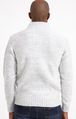 Pull col montant torsadé -