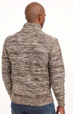 Pull col montant torsadé -