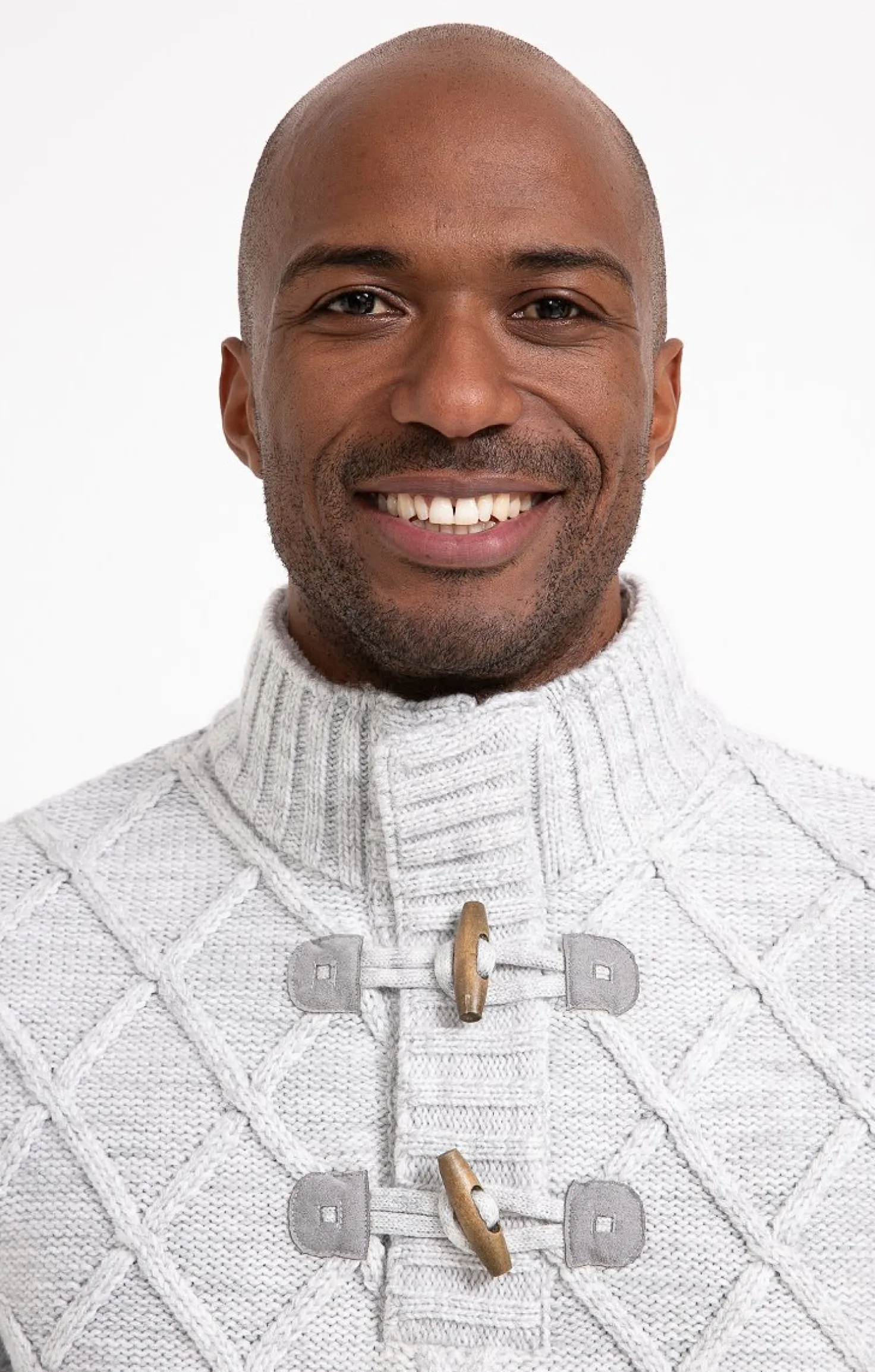 Pull col montant torsadé -