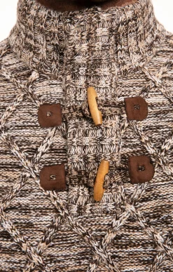 Pull col montant torsadé -