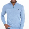 Pull col montant zippé -