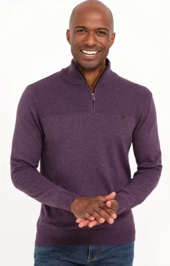 Pull col montant zippé -