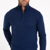 Pull col montant zippé -