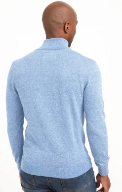 Pull col montant zippé -