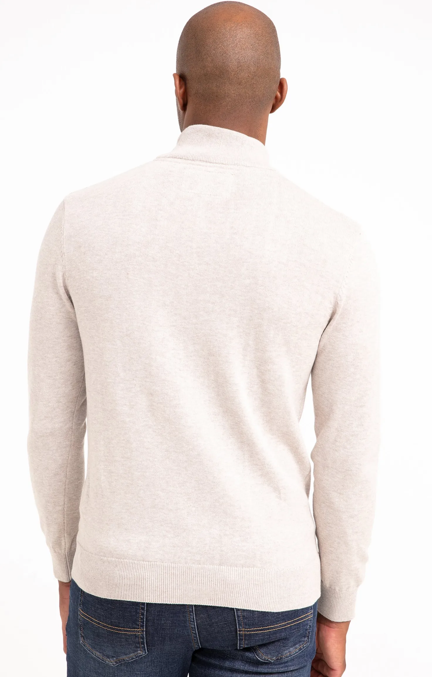 Pull col montant zippé -
