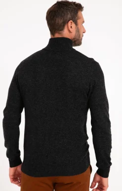 Pull col montant zippé -