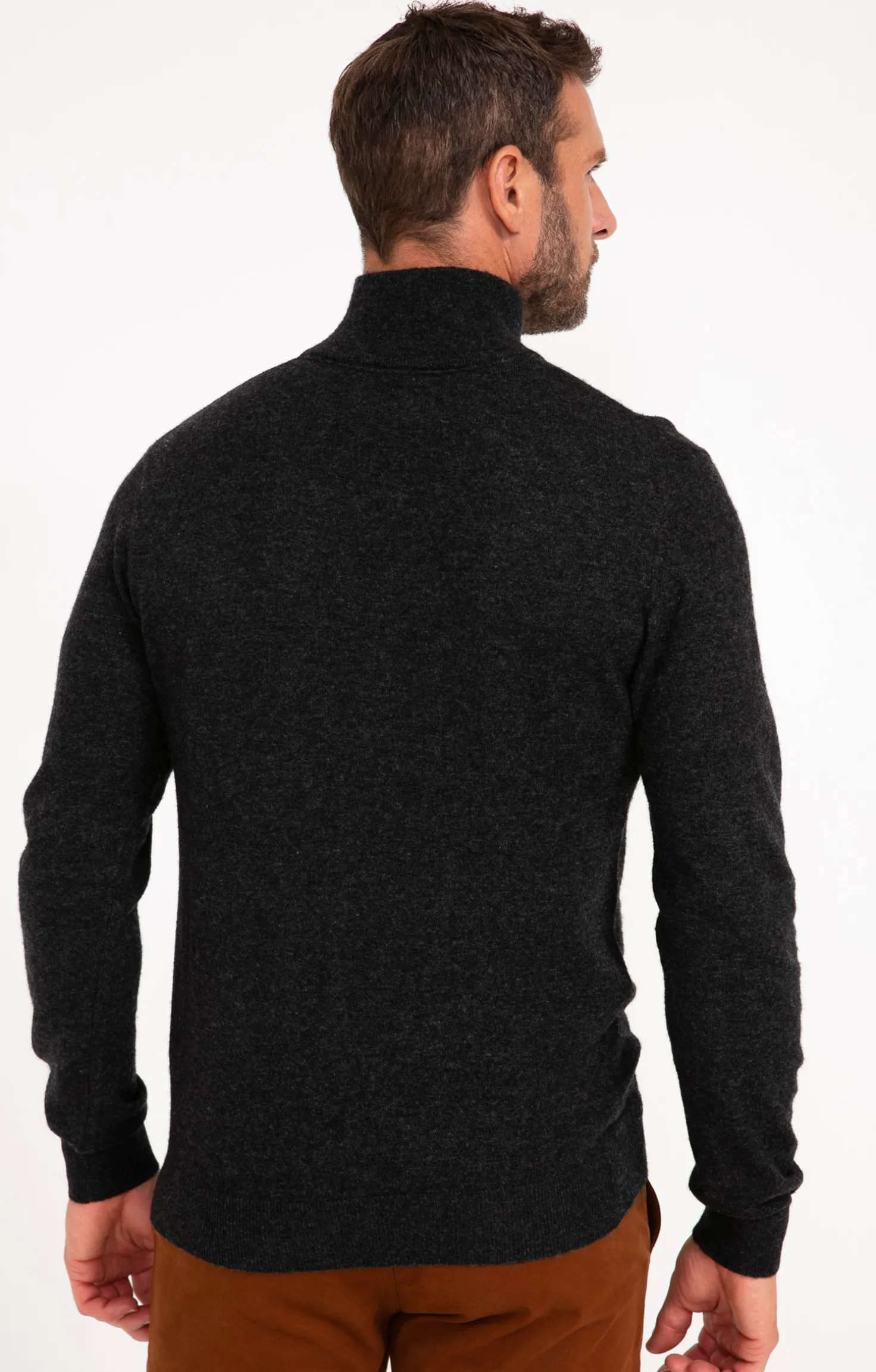 Pull col montant zippé -