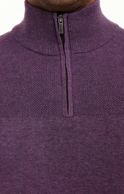 Pull col montant zippé -