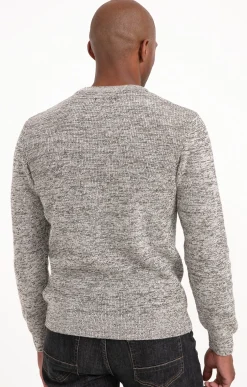 Pull col rond côtelé -