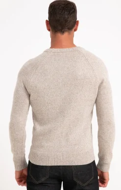 Pull col rond torsadé -