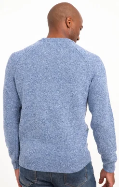 Pull col rond torsadé -