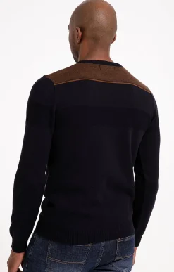 Pull col rond uni -