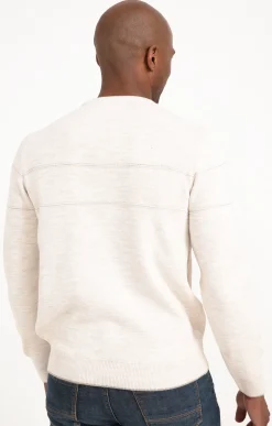 Pull col rond uni -