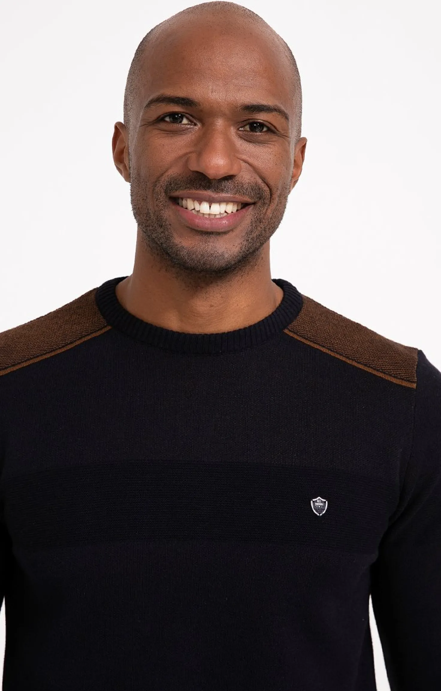 Pull col rond uni -
