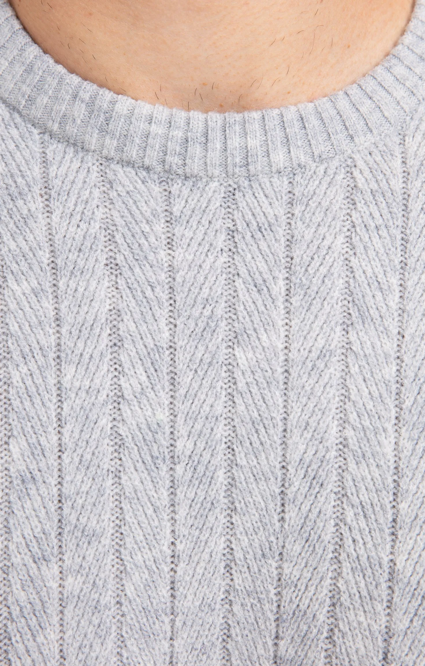 Pull col rond uni -