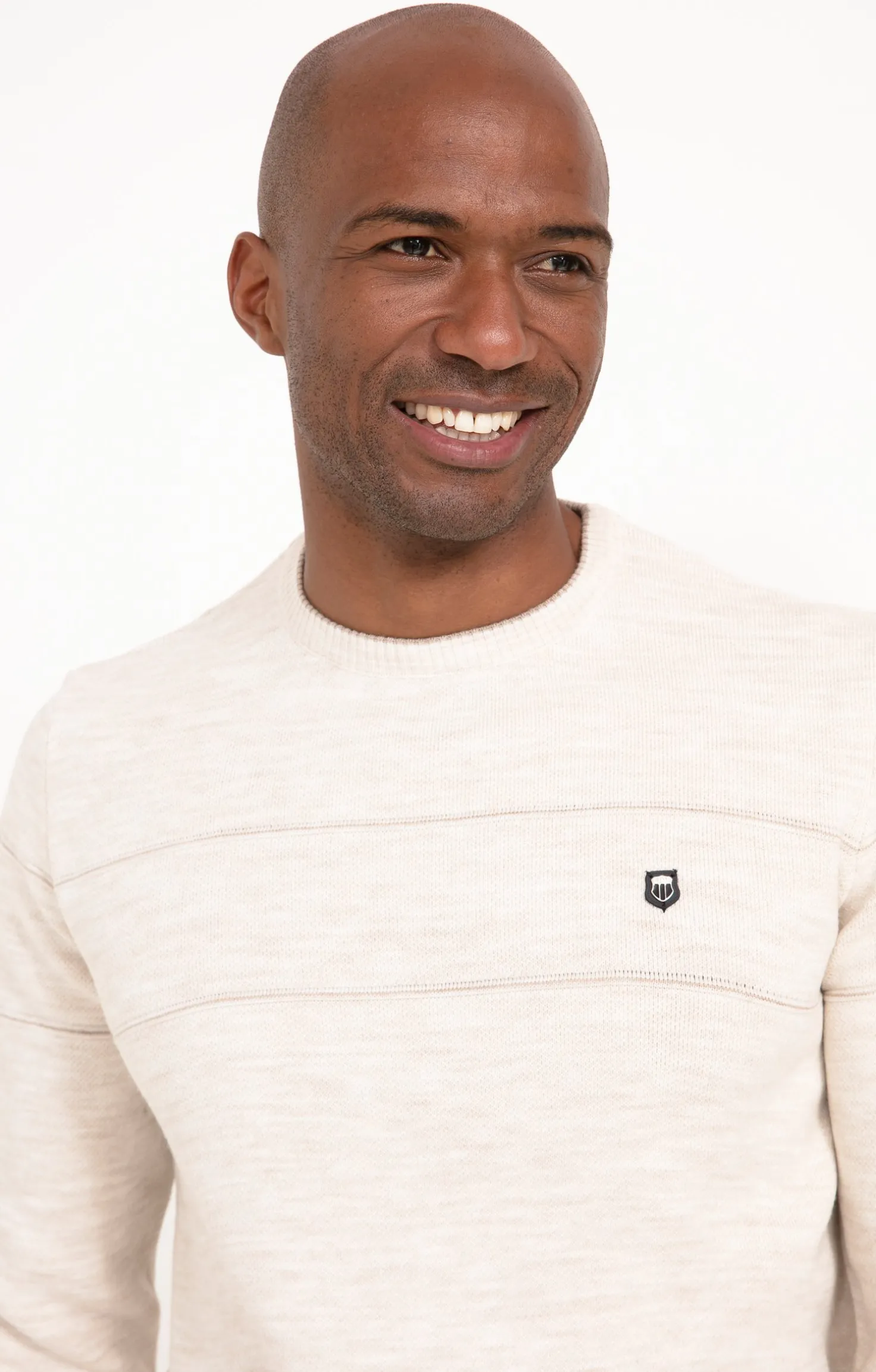 Pull col rond uni -
