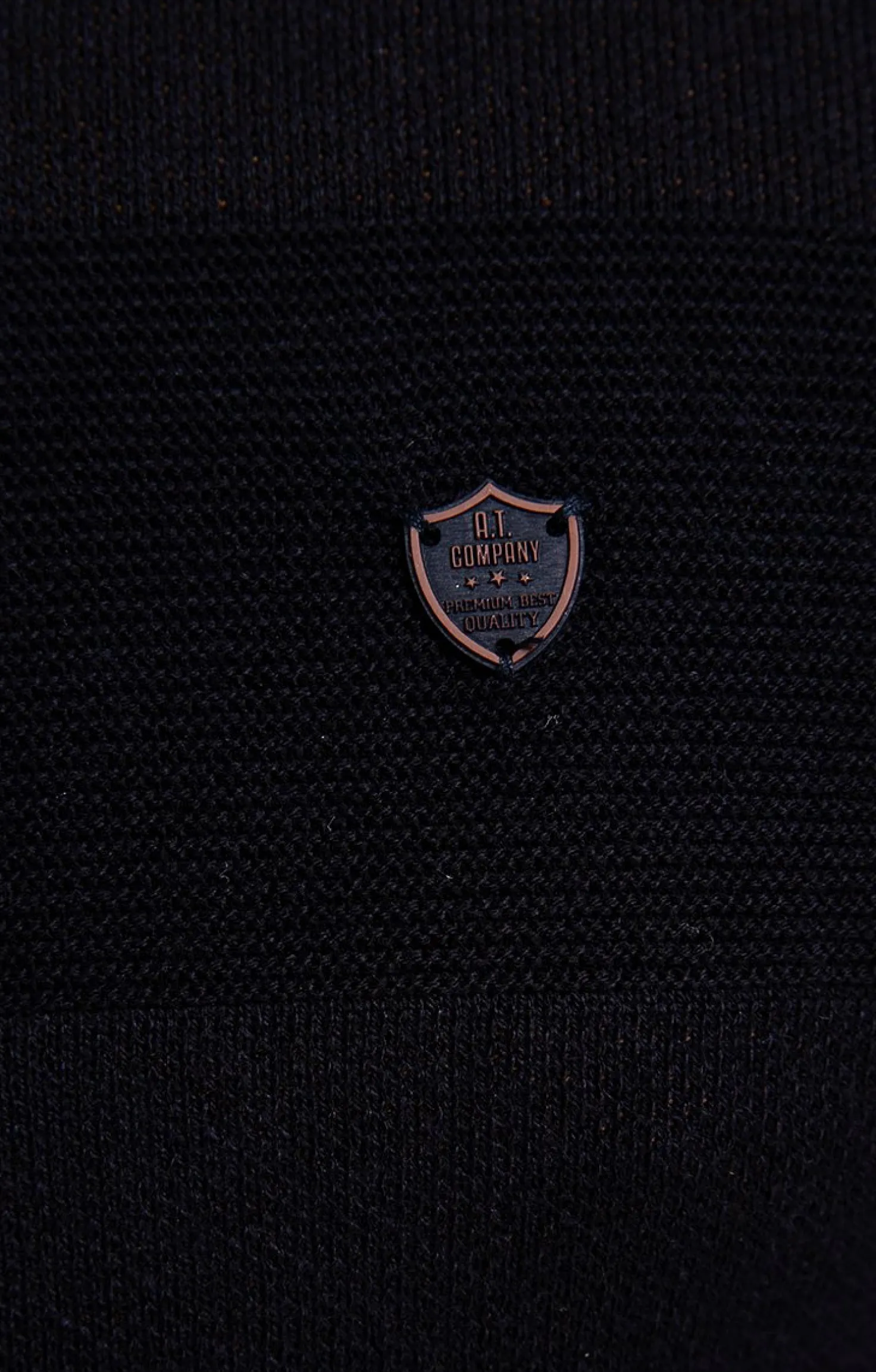 Pull col rond uni -