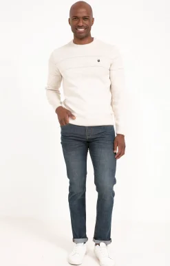 Pull col rond uni -