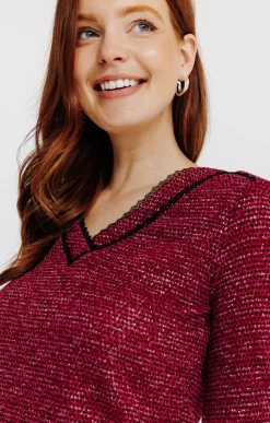 Pull détails dentelle -