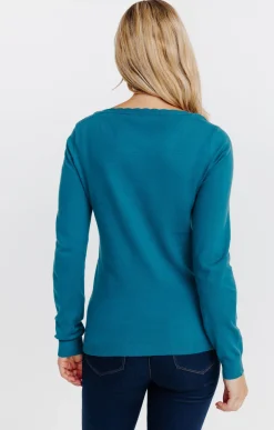 Pull détails festons -