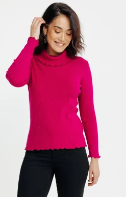 Pull détails froufrou -