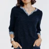 Pull 2-en-1 avec boutons -