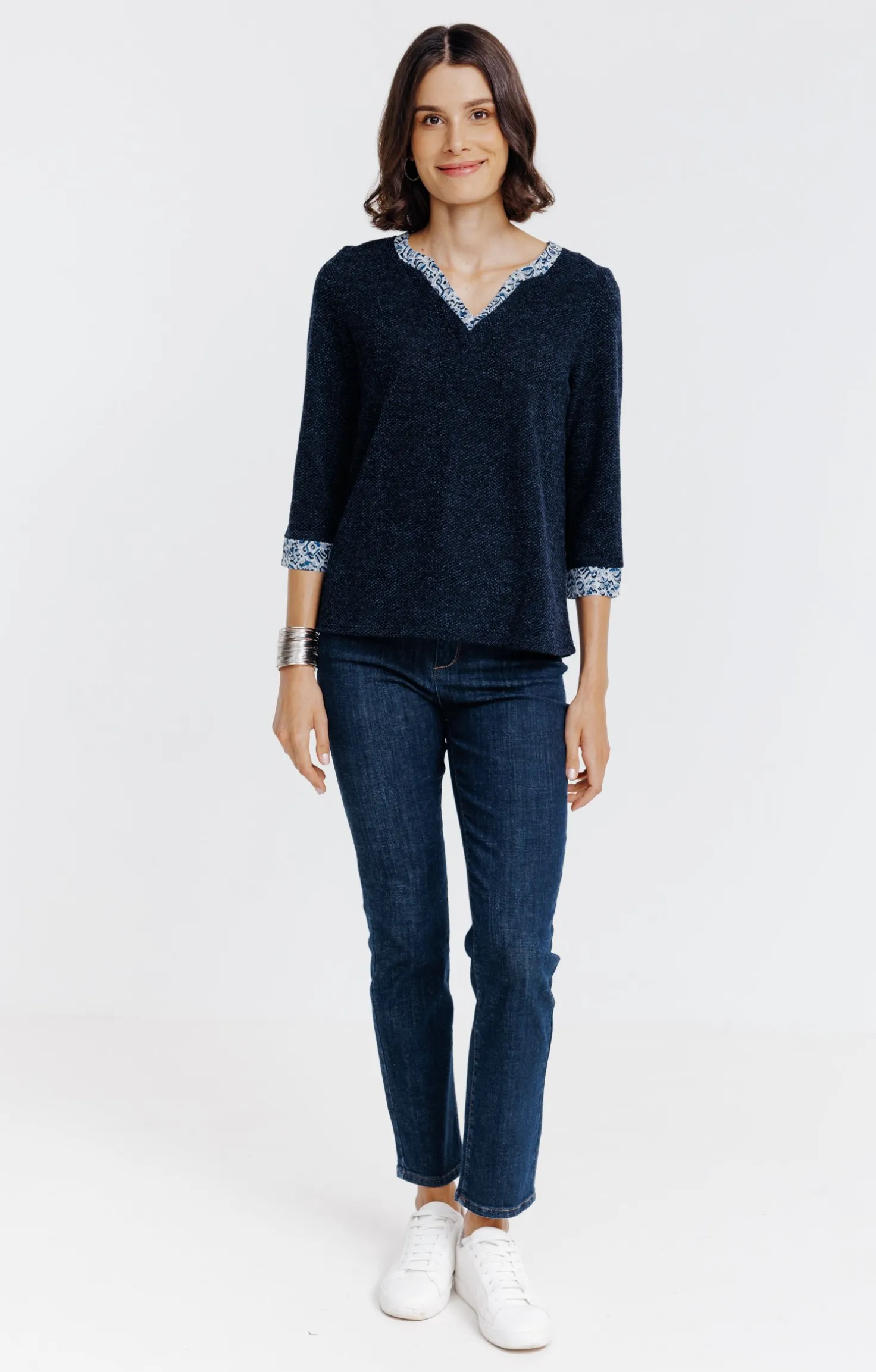 Pull 2-en-1 avec boutons -