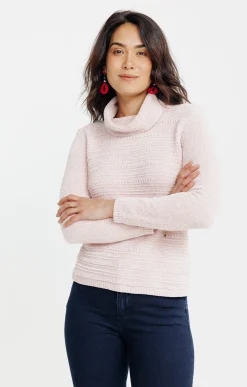 PULL EN CHENILLE TRICOTAGE FANTAISIE -